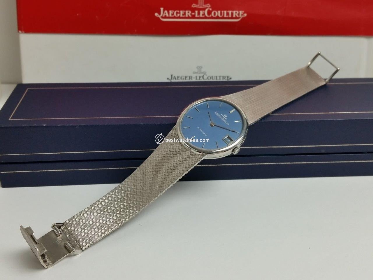 IMG_9085 Jaeger-LeCoultre Mens watch Unisex Automatic White gold jaeger 5002-42 Replica 2