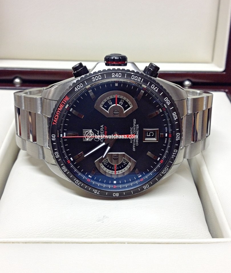 IMG_9085 TAG Heuer Grand Carrera Mens watch Unisex Automatic Steel CAV511C Replica 2