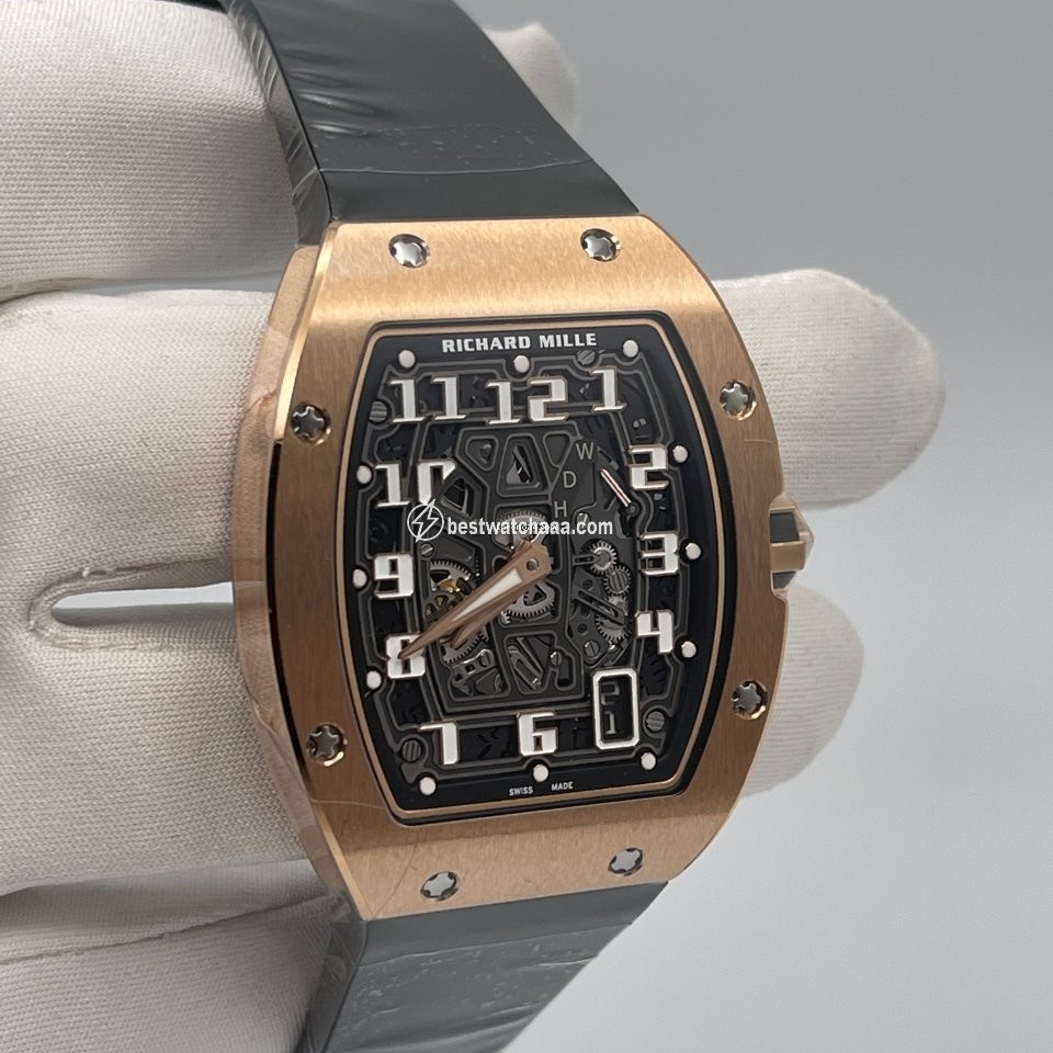 IMG_9085 Richard Mille RM 67 Mens watch Unisex Automatic Rose gold RM67-01 RG Replica 2