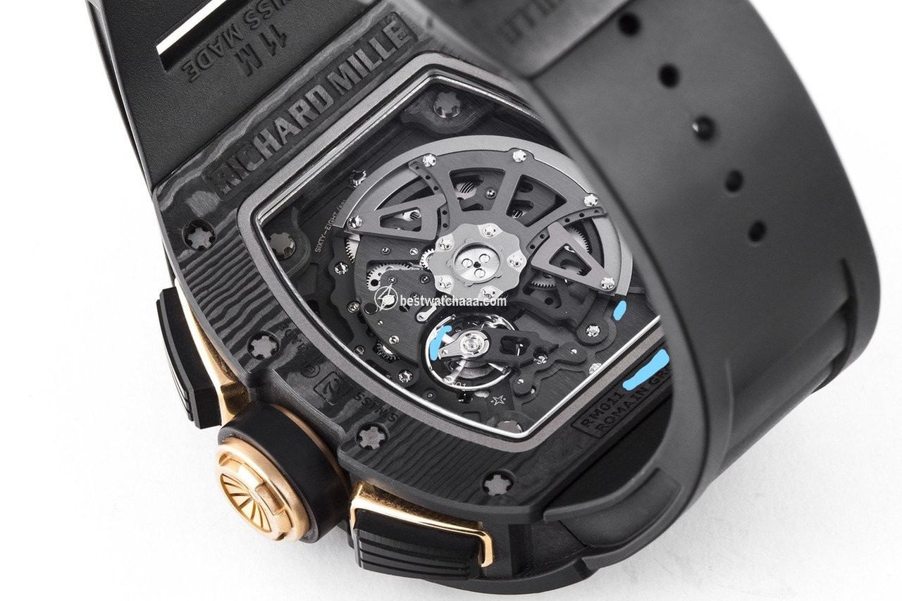IMG_9085 Richard Mille RM 011 Mens watch Unisex Automatic RM011 NTPT.Rose Replica 2