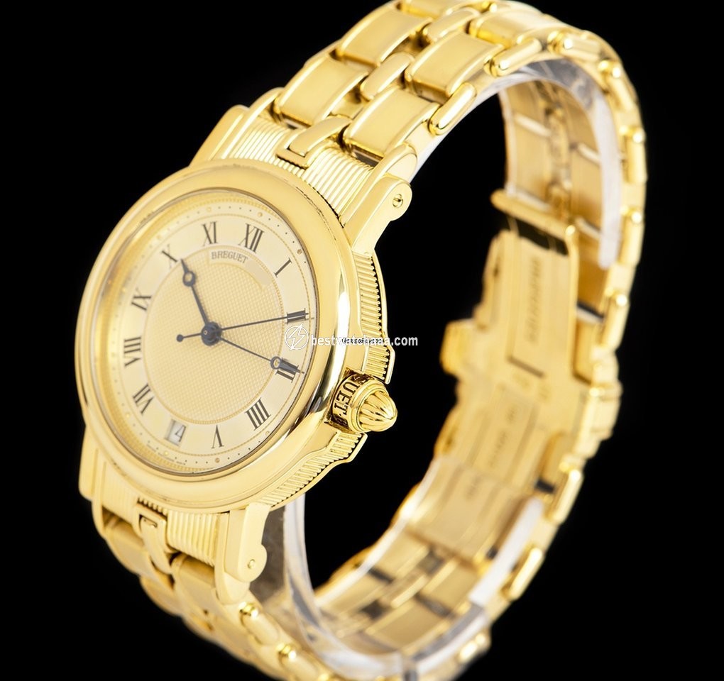 IMG_9085 Breguet Marine Mens watch Unisex Automatic Yellow gold Breguet Horloger De La Marine Replica 2
