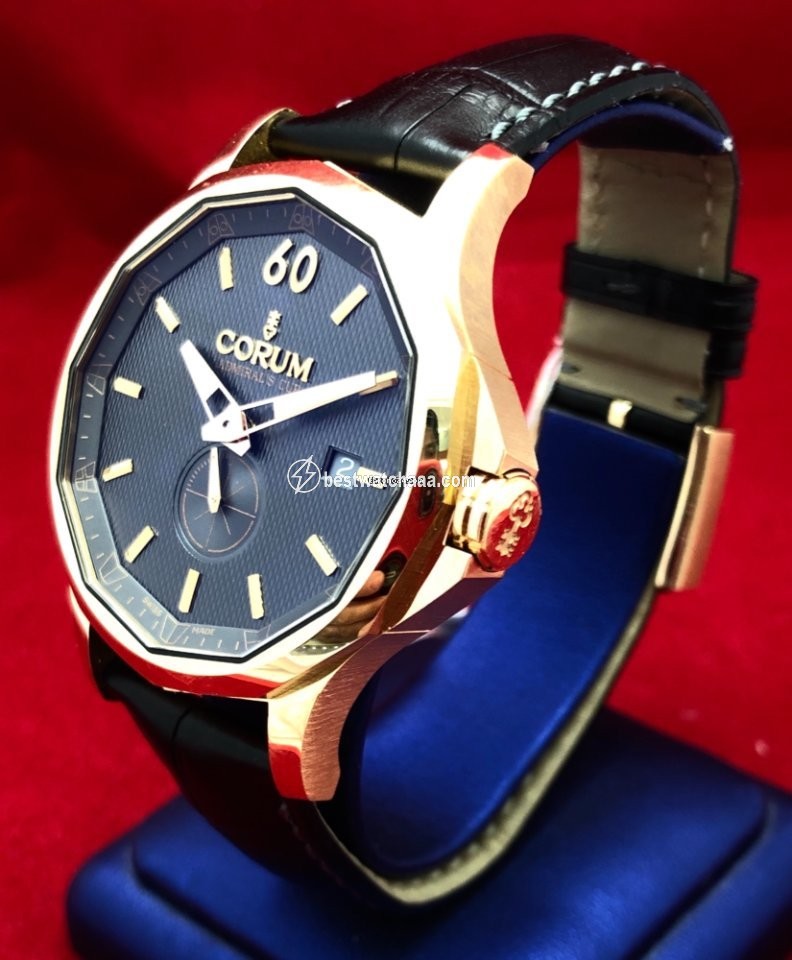 IMG_9085 Corum Admirals Cup Legend 42 Mens watch Unisex Automatic Rose gold 395.101.55 0001 AK12 Replica 2
