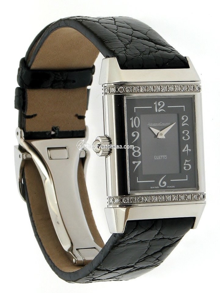 IMG_9085 Jaeger-LeCoultre Reverso Womens watch Manual winding Steel 256.8.75 Replica 2