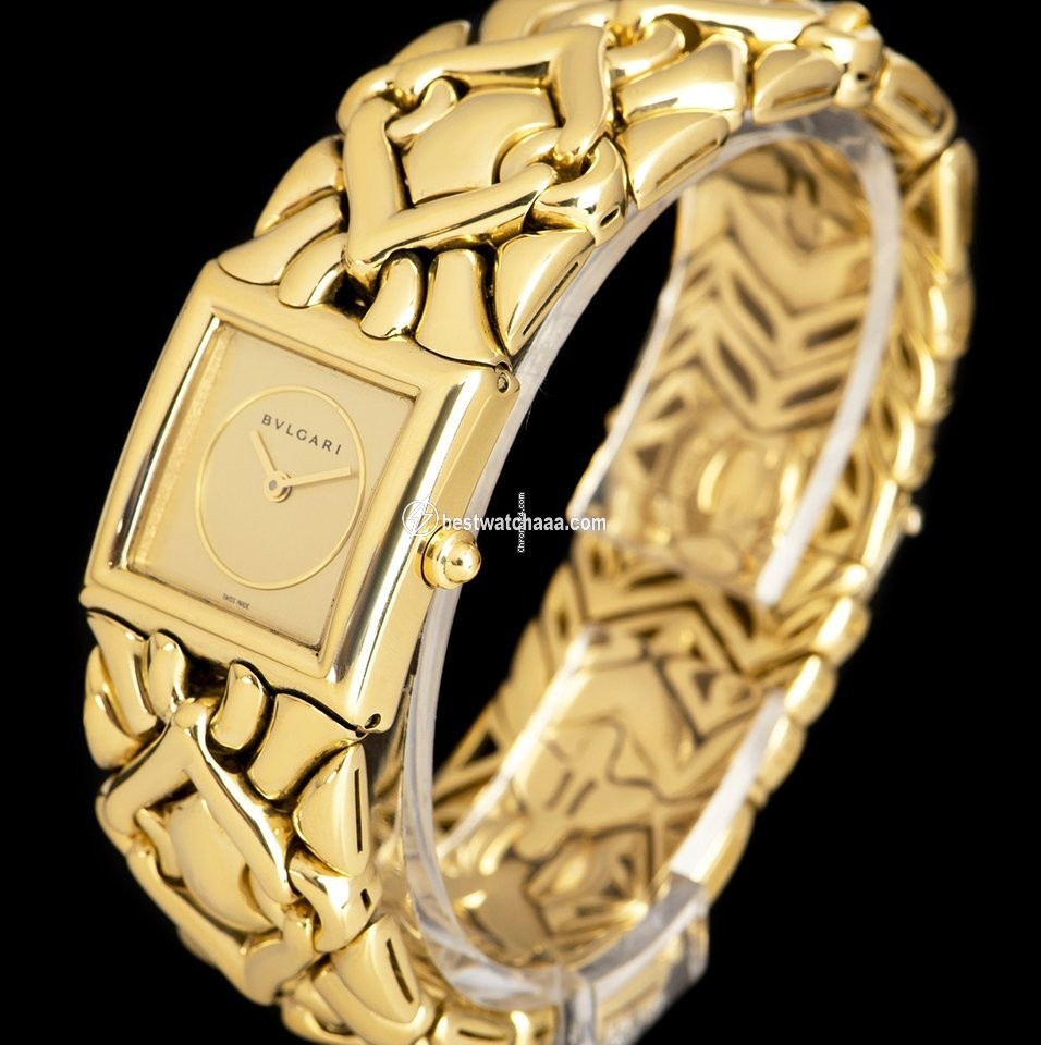 IMG_9085 Bulgari Parentesi Womens watch Quartz Yellow gold Bulgari BJ06 Replica 2