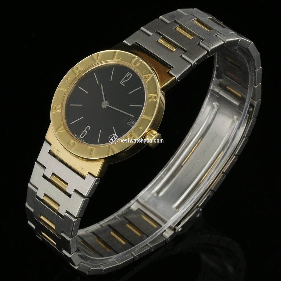 IMG_9085 Bulgari Bulgari Womens watch Quartz Gold Steel BB 30 GSD Replica 2