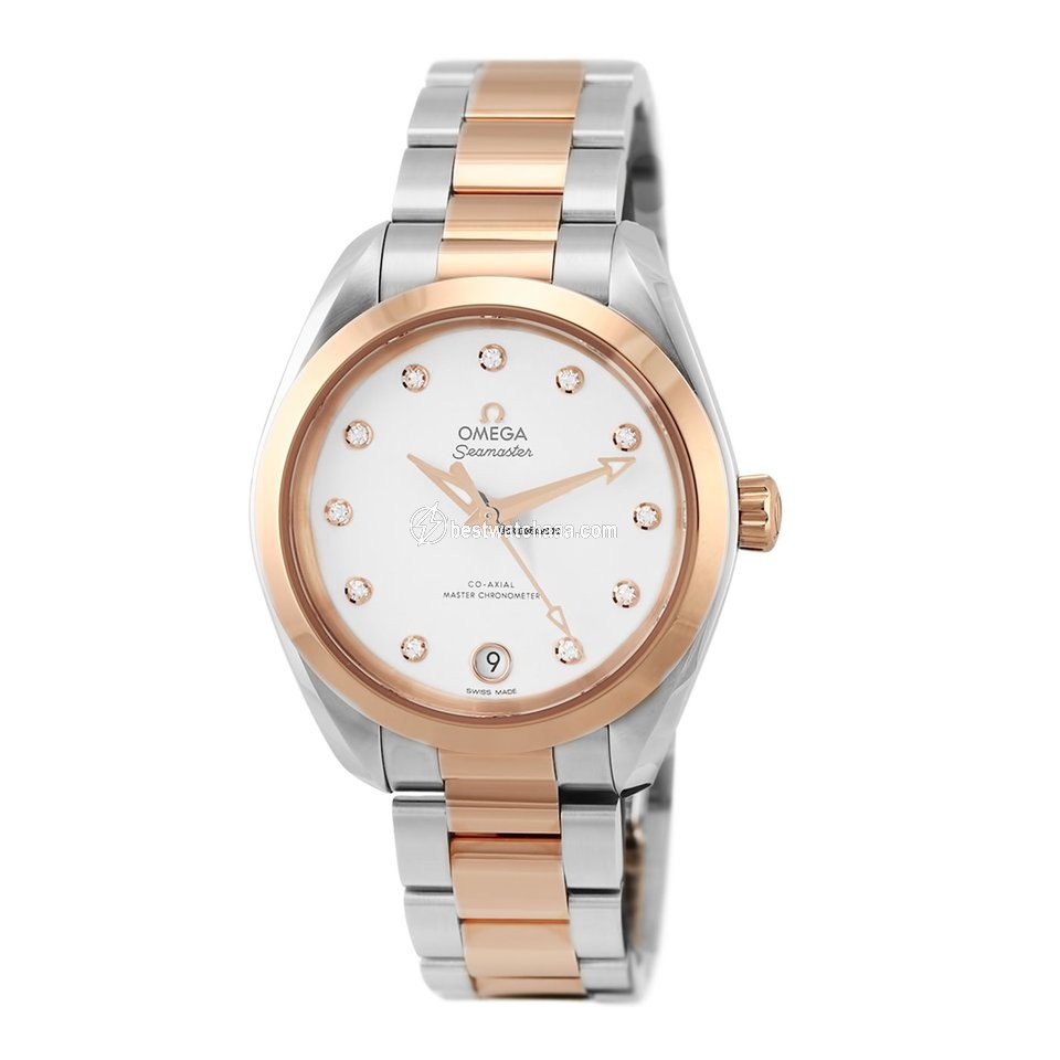 IMG_9085 Omega Seamaster Aqua Terra Womens watch Automatic Gold Steel 220.20.34.20.52.001 Replica 2