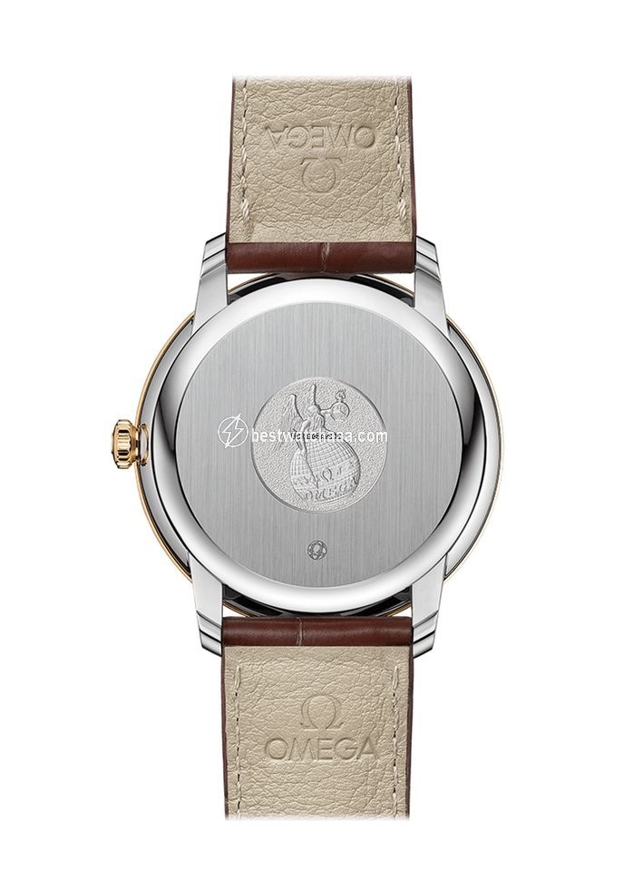 IMG_9085 Omega De Ville Prestige Mens watch Unisex Automatic Gold Steel 424.23.40.21.08.001 Replica 2