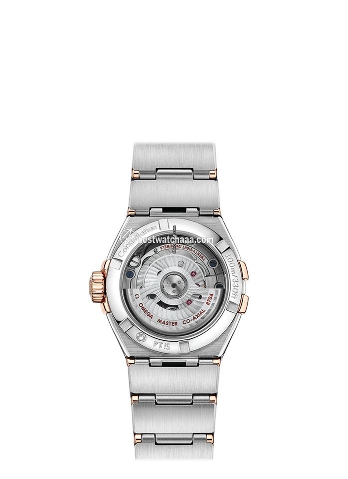 IMG_9085 Omega Constellation Petite Seconde Womens watch Automatic Gold Steel 127.25.27.20.55.001 Replica 2