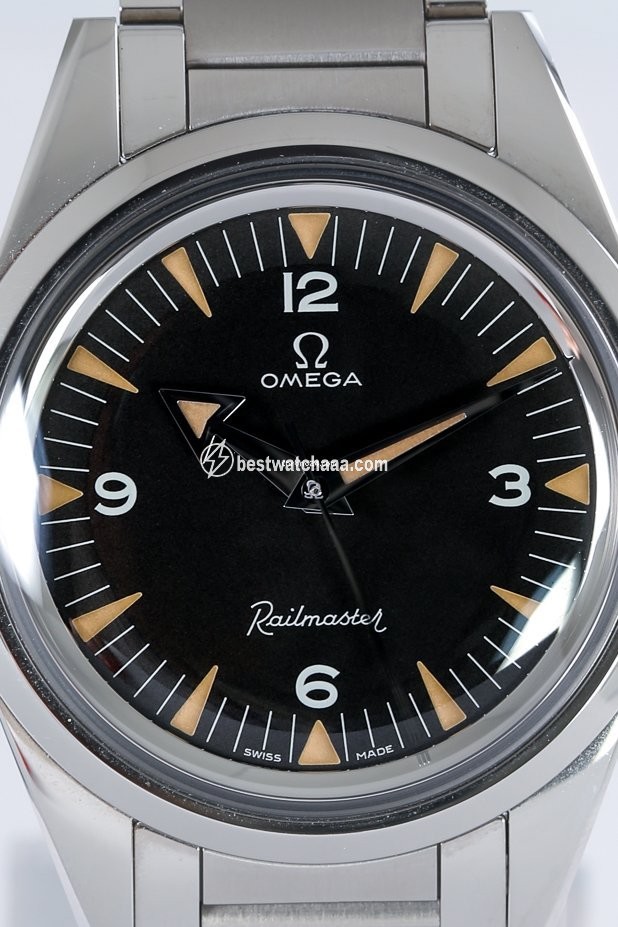IMG_9085 Omega Seamaster Railmaster Mens watch Unisex Automatic Steel 220.10.38.20.01.002. Replica 2