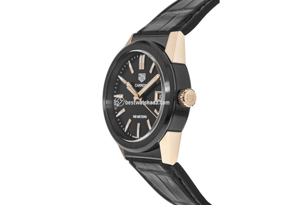 IMG_9085 TAG Heuer Carrera Lady Mens watch Unisex Quartz Gold Steel WBG1350.FC6418 Replica 2