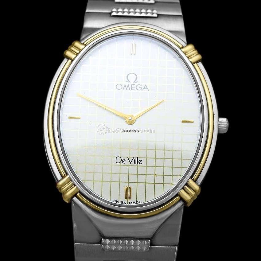 IMG_9085 Omega De Ville Mens watch Unisex Quartz Gold Steel AB 2 Replica 2