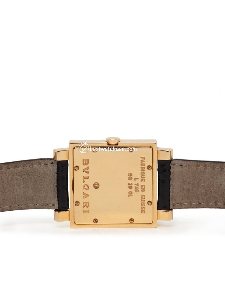 IMG_9085 Bulgari Quadrato Mens watch Unisex Quartz Yellow gold SQ 29 GL Replica 2
