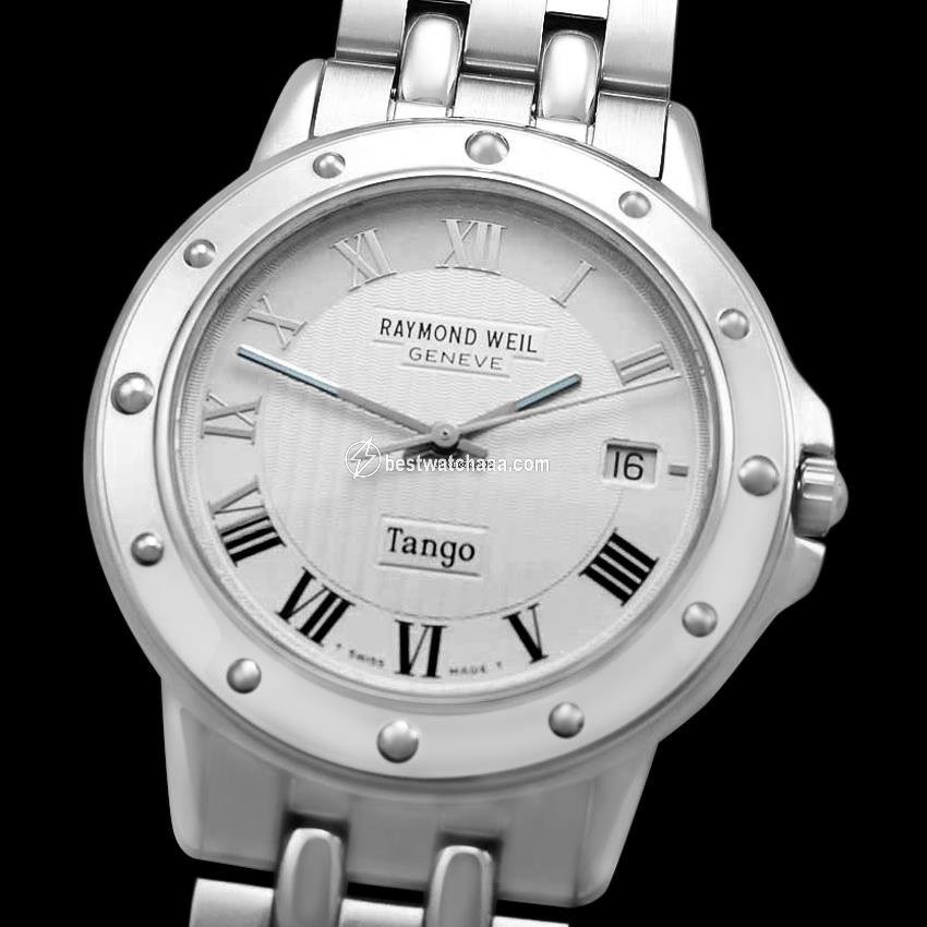 IMG_9085 Raymond Weil Tango Mens watch Unisex Quartz Steel 7068 Replica 2