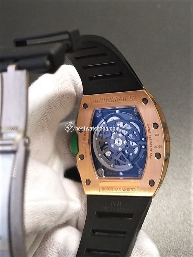 IMG_9085 Richard Mille RM 011 Automatic Rose gold RM11-01 ROBERTO MANCINI Replica 2