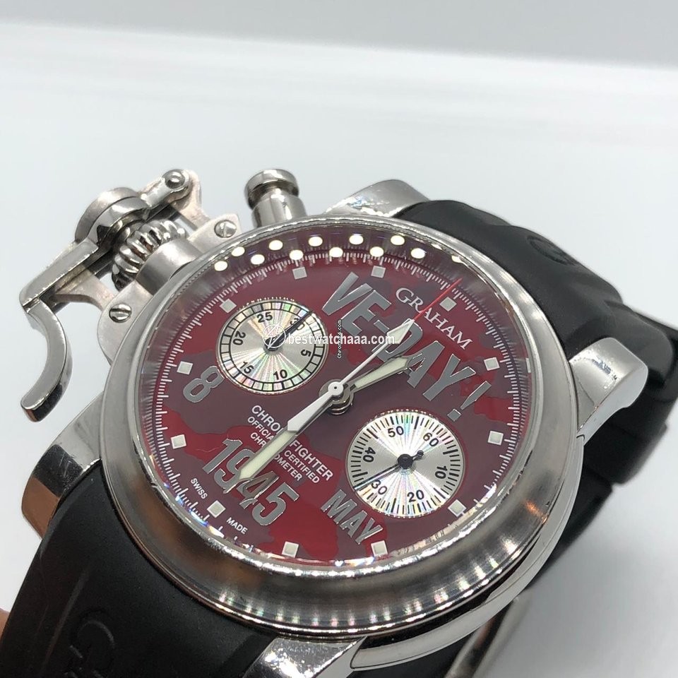 IMG_9085 Graham Chronofighter Mens watch Unisex Automatic Steel 2CFBS.S01A.L30B Replica 2
