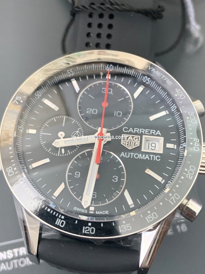 IMG_9085 TAG Heuer Carrera Calibre 16 Mens watch Unisex Automatic Steel CV201AK.FT6040 Replica 2