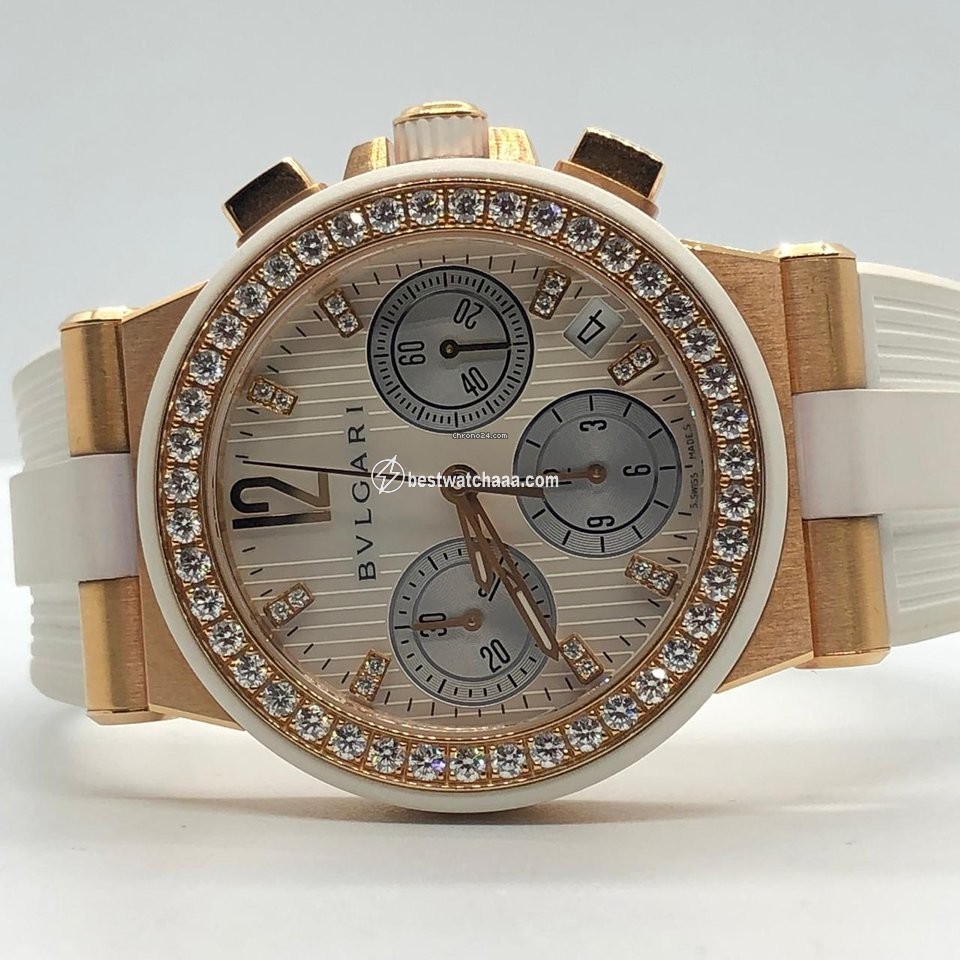IMG_9085 Bulgari Diagono Womens watch Automatic Rose gold DGP35WGDWVDCH.8 Replica 2