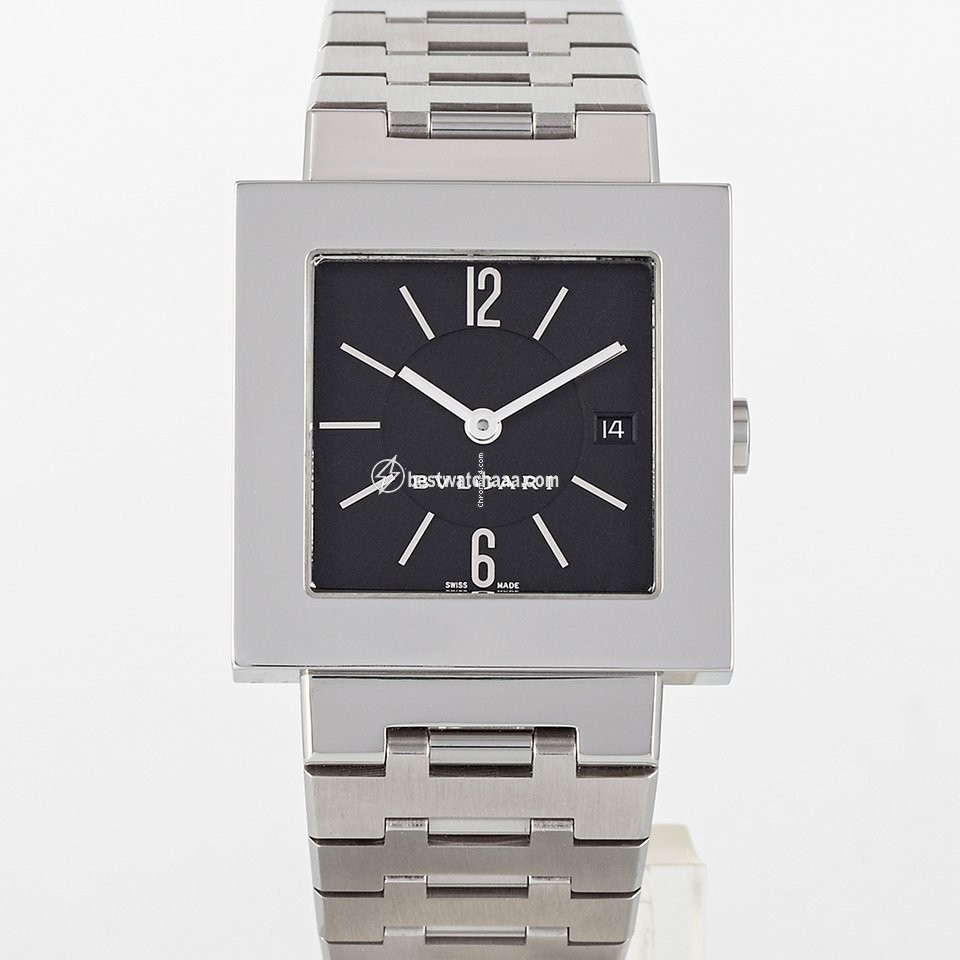IMG_9085 Bulgari Quadrato Womens watch Quartz Steel SQ 27 SSD Replica 2