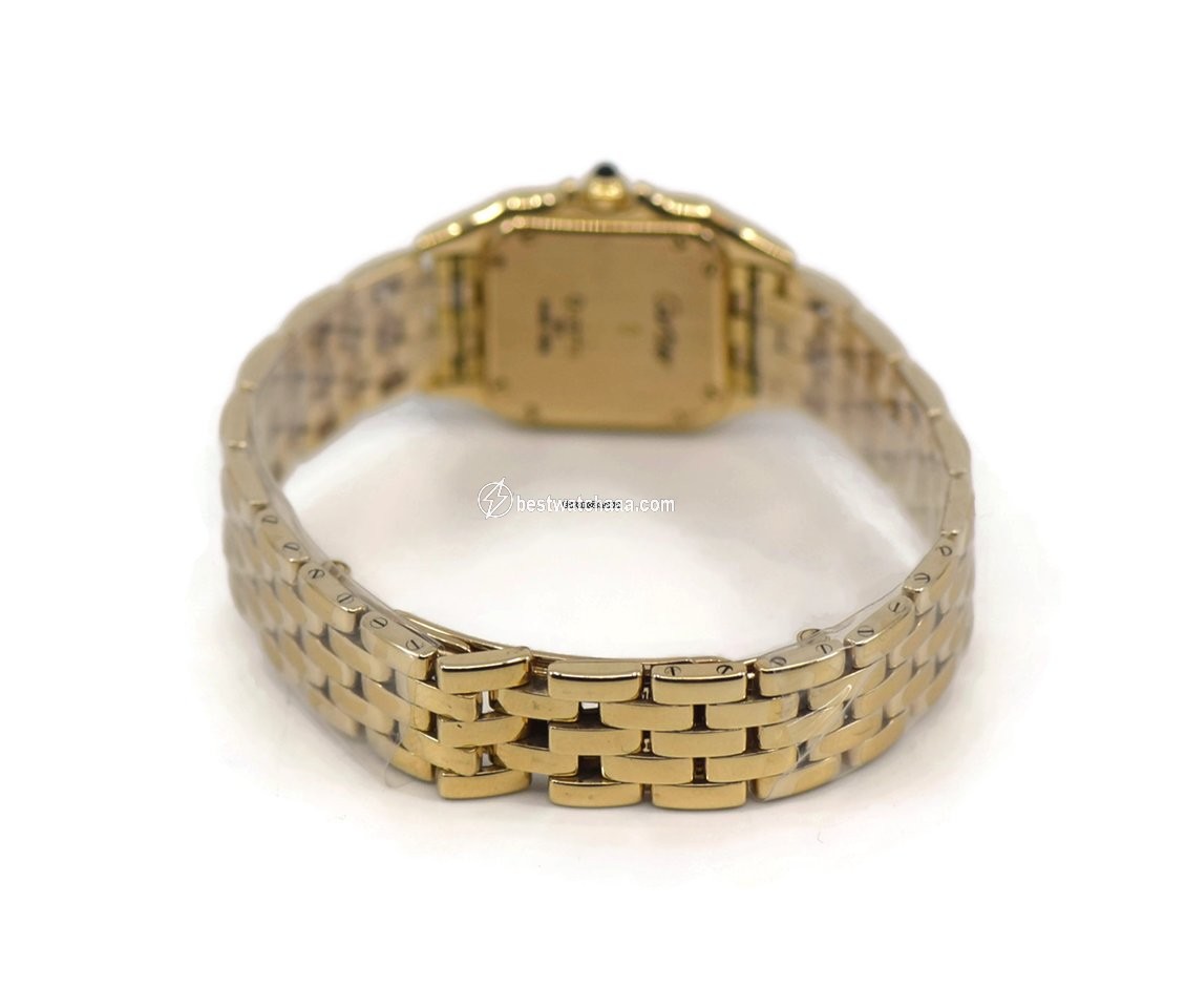 IMG_9085 Cartier Panthere Womens watch Quartz Yellow gold WF3072B9 Replica 2