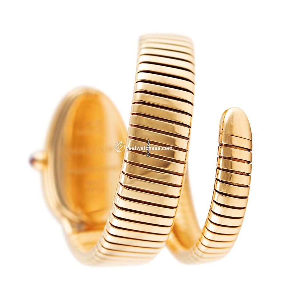 IMG_9085 Bulgari Serpenti Womens watch Quartz Yellow gold 101924 SP35C6GDG.1T Replica 2