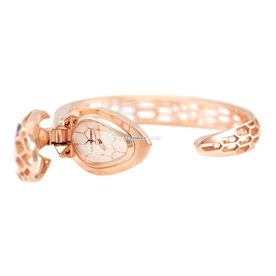 IMG_9085 Bulgari Serpenti Womens watch Quartz Rose gold 102982 SPP36WGD1GD1SK.M Replica 2