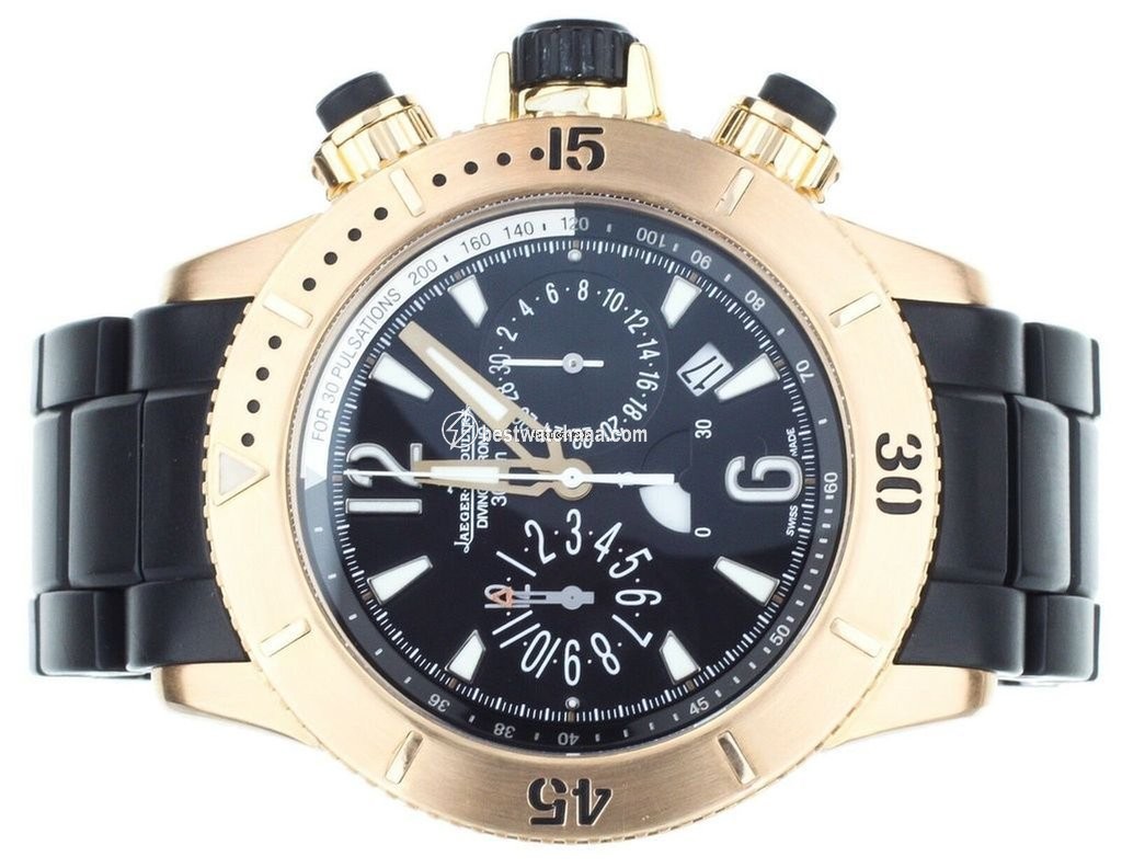 IMG_9085 Jaeger-LeCoultre Master Compressor Diving Mens watch Unisex Automatic Rose gold 160.2.25 Replica 2