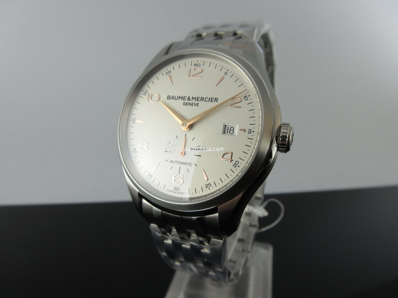 IMG_9085 Baume & Mercier Clifton Mens watch Unisex Automatic Steel MOA10141 Replica 2