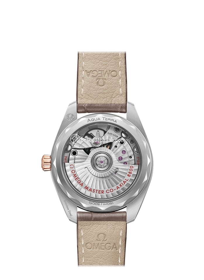 IMG_9085 Omega Seamaster Aqua Terra Womens watch Automatic Gold Steel 220.23.34.20.06.001 Replica 2