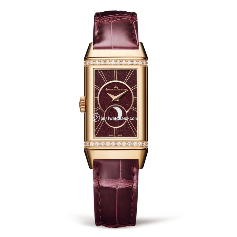 IMG_9085 Jaeger-LeCoultre Reverso Duetto Womens watch Manual winding Rose gold Q3352420 3352420 Replica 2