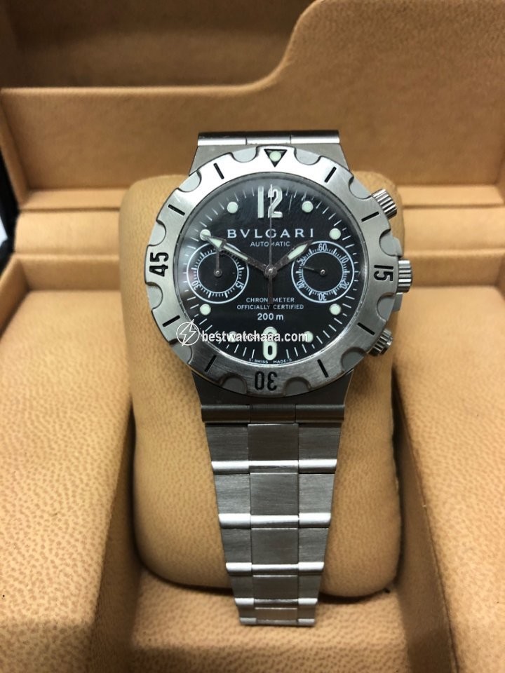 IMG_9085 Bulgari Diagono Mens watch Unisex Automatic Steel SCB38S Replica 2