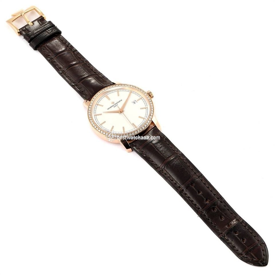 IMG_9085 Vacheron Constantin Traditionnelle Mens watch Unisex Automatic Rose gold 85520 000R-9850 Replica 2