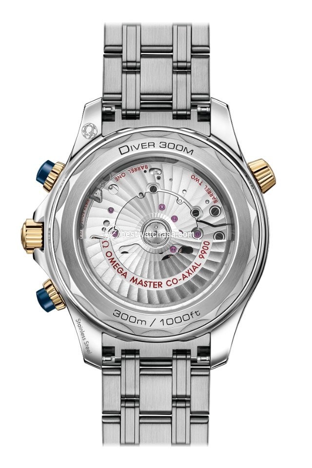 IMG_9085 Omega Seamaster Diver 300 M Mens watch Unisex Automatic Gold Steel 210.20.44.51.03.001 Replica 2