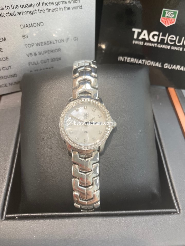 IMG_9085 TAG Heuer Link Womens watch Quartz Steel Tag Link Diamond dot Diamond Bessel Replica 2