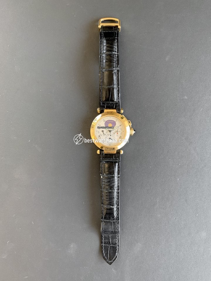 IMG_9085 Cartier Pasha Mens watch Unisex Quartz Yellow gold W3000351 Replica 2
