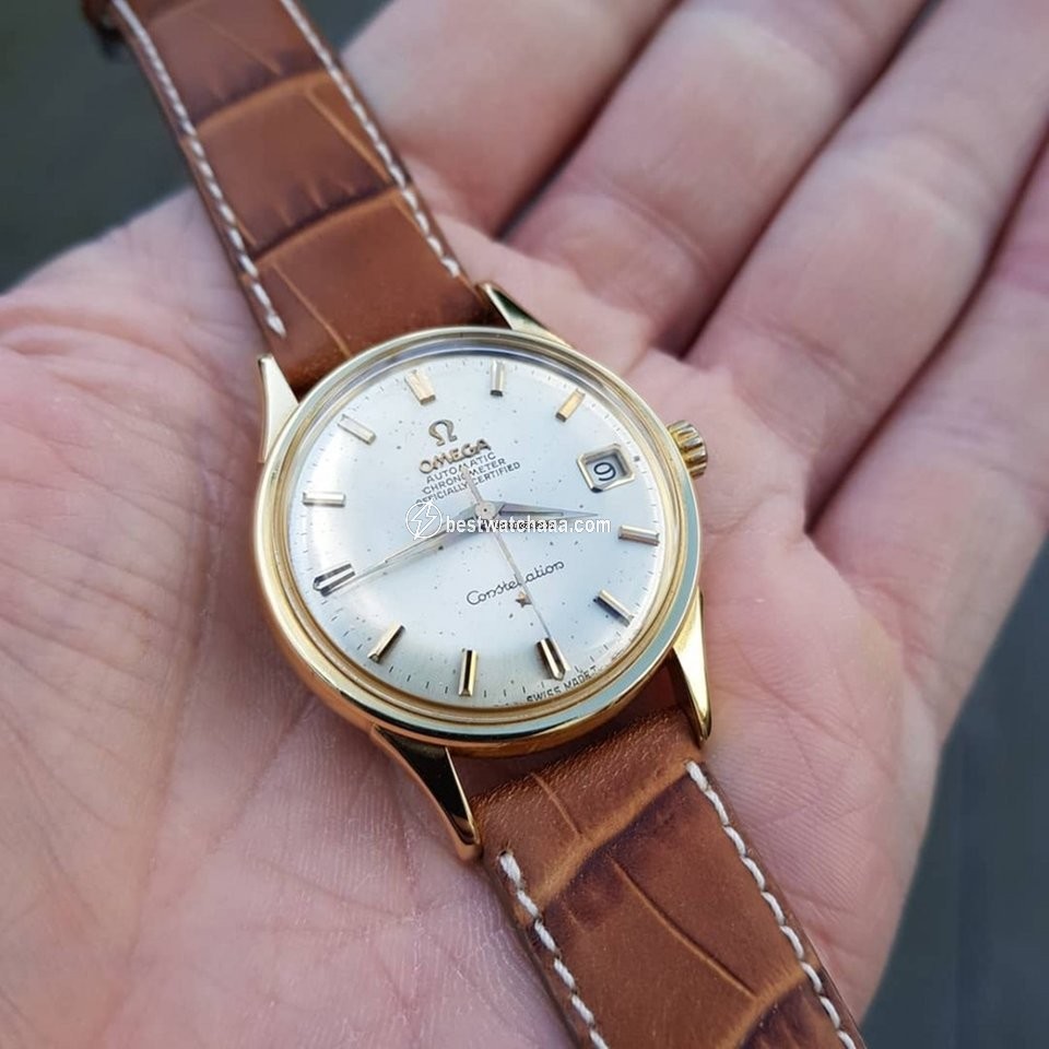 IMG_9085 Omega Constellation Mens watch Unisex Automatic Yellow gold 1685415 Replica 2