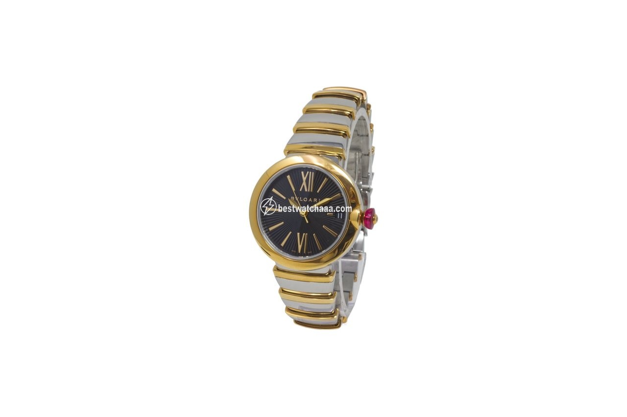 IMG_9085 Bulgari Lucea Womens watch Automatic Gold Steel LUP33SG Replica 2