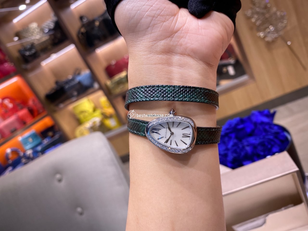 IMG_9085 Bulgari Serpenti Womens watch Quartz Steel 102781 SPS27WSDL Replica 2