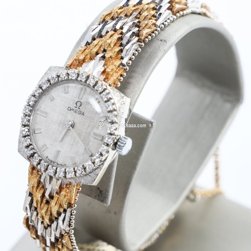 IMG_9085 Omega Womens watch Quartz White gold Vintage Omega Ladies Cocktail Replica 2