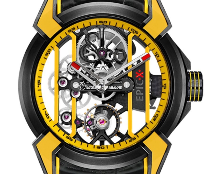IMG_9085 Jacob & Co. Mens watch Unisex Manual winding Titanium EX100.21.YR.YB.A Replica 2