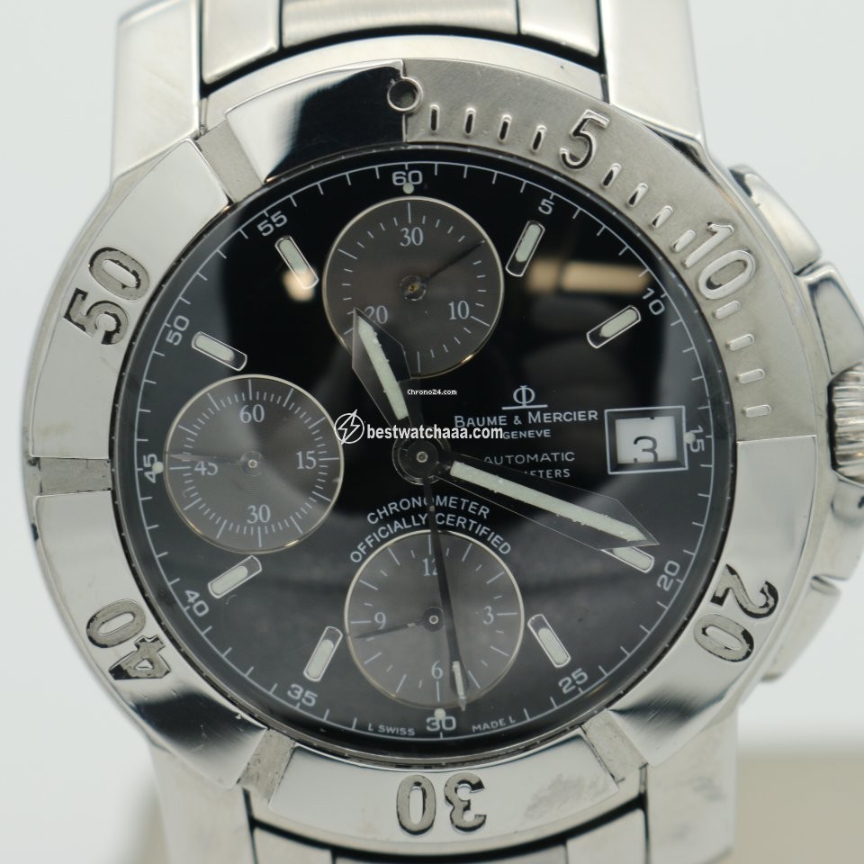 IMG_9085 Baume & Mercier Capeland Mens watch Unisex Automatic Steel 65352 Baume & Mercier Capeland chronograph Replica 2