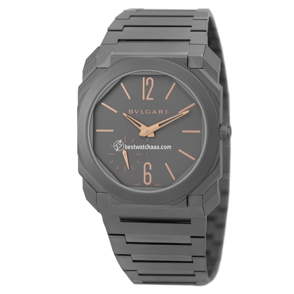 IMG_9085 Bulgari Octo Mens watch Unisex Automatic Titanium 103137 BGO40PTTGXTAUTO Replica 2