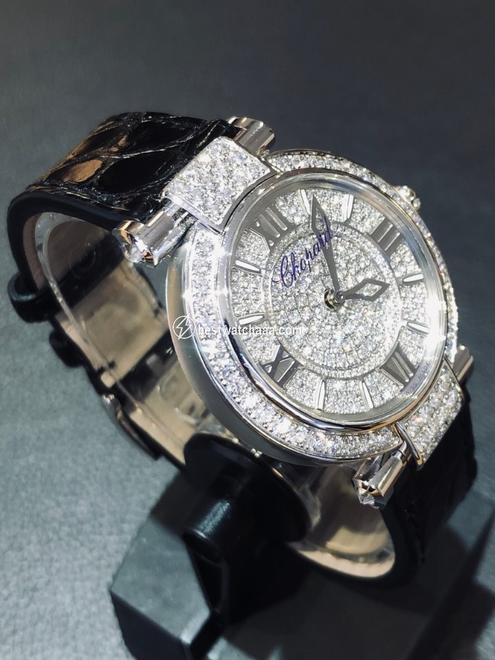IMG_9085 Chopard Imperiale Quartz White gold 384242-1001 Replica 2