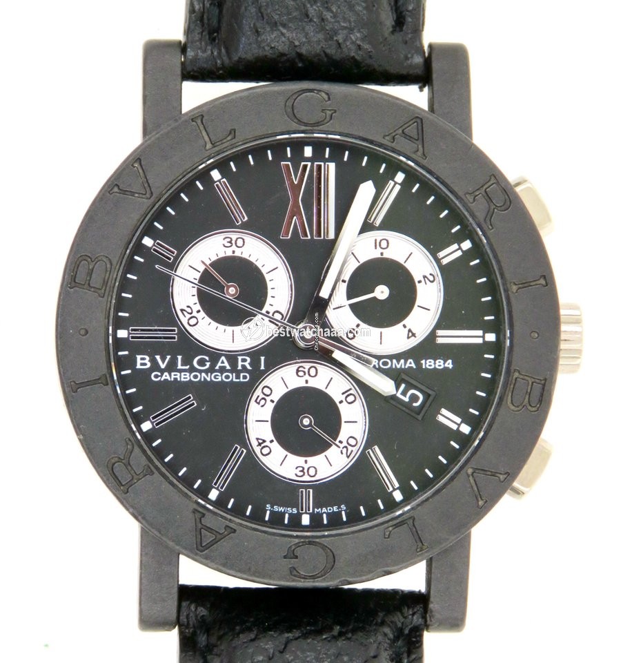 IMG_9085 Bulgari Bulgari Mens watch Unisex Quartz Carbon BB38CL Replica 2
