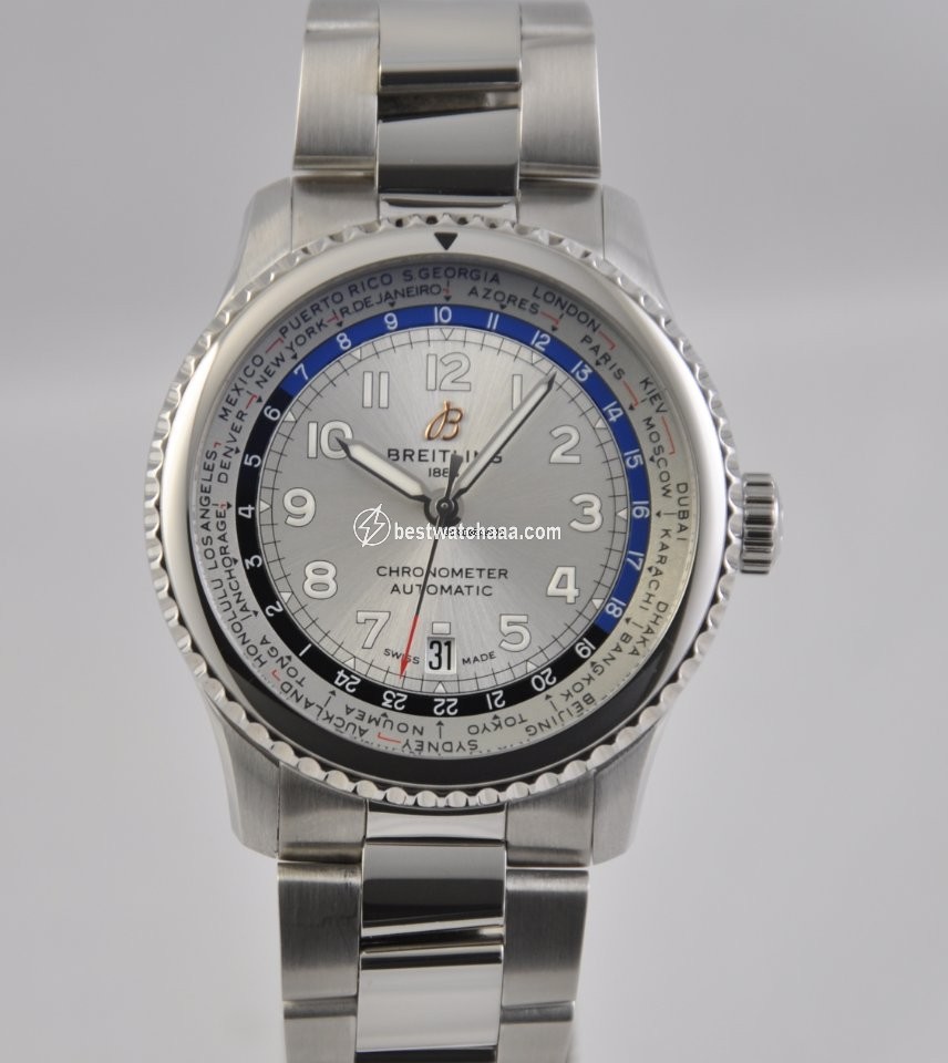 IMG_9085 Breitling Aviator 8 Mens watch Unisex Automatic Steel AB3521U01G1A1 Replica 2