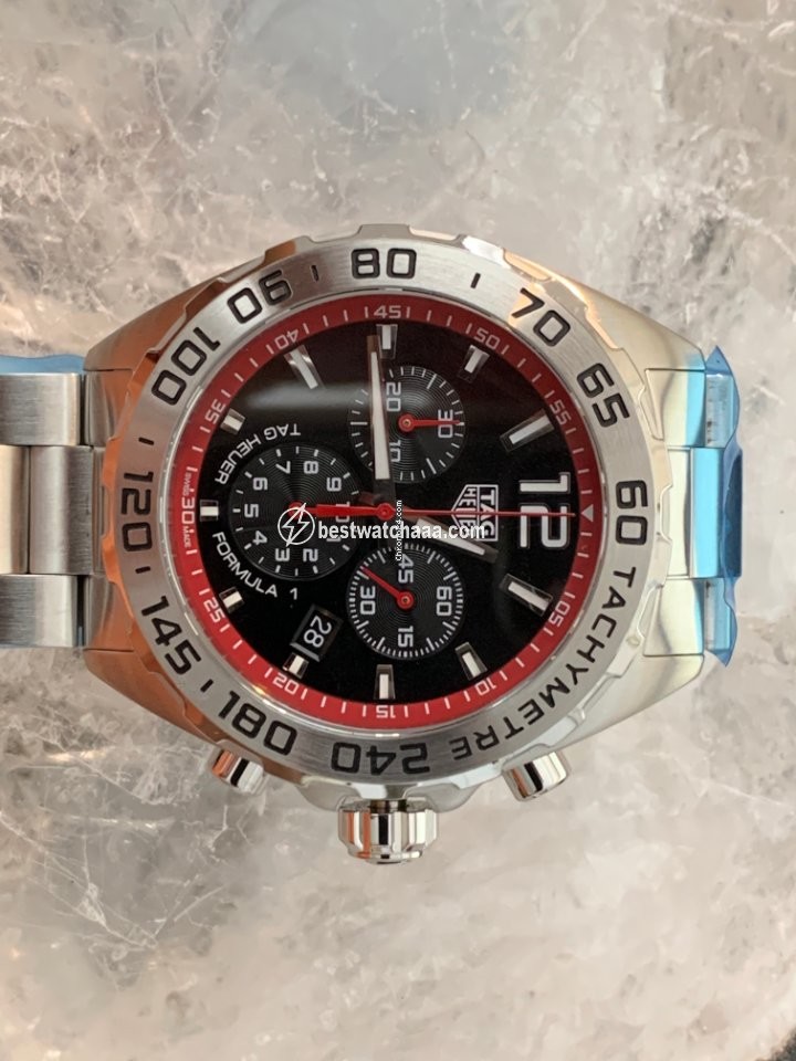 IMG_9085 TAG Heuer Formula 1 Quartz Mens watch Unisex Quartz Steel CAZ101Y.BA0842 Replica 2