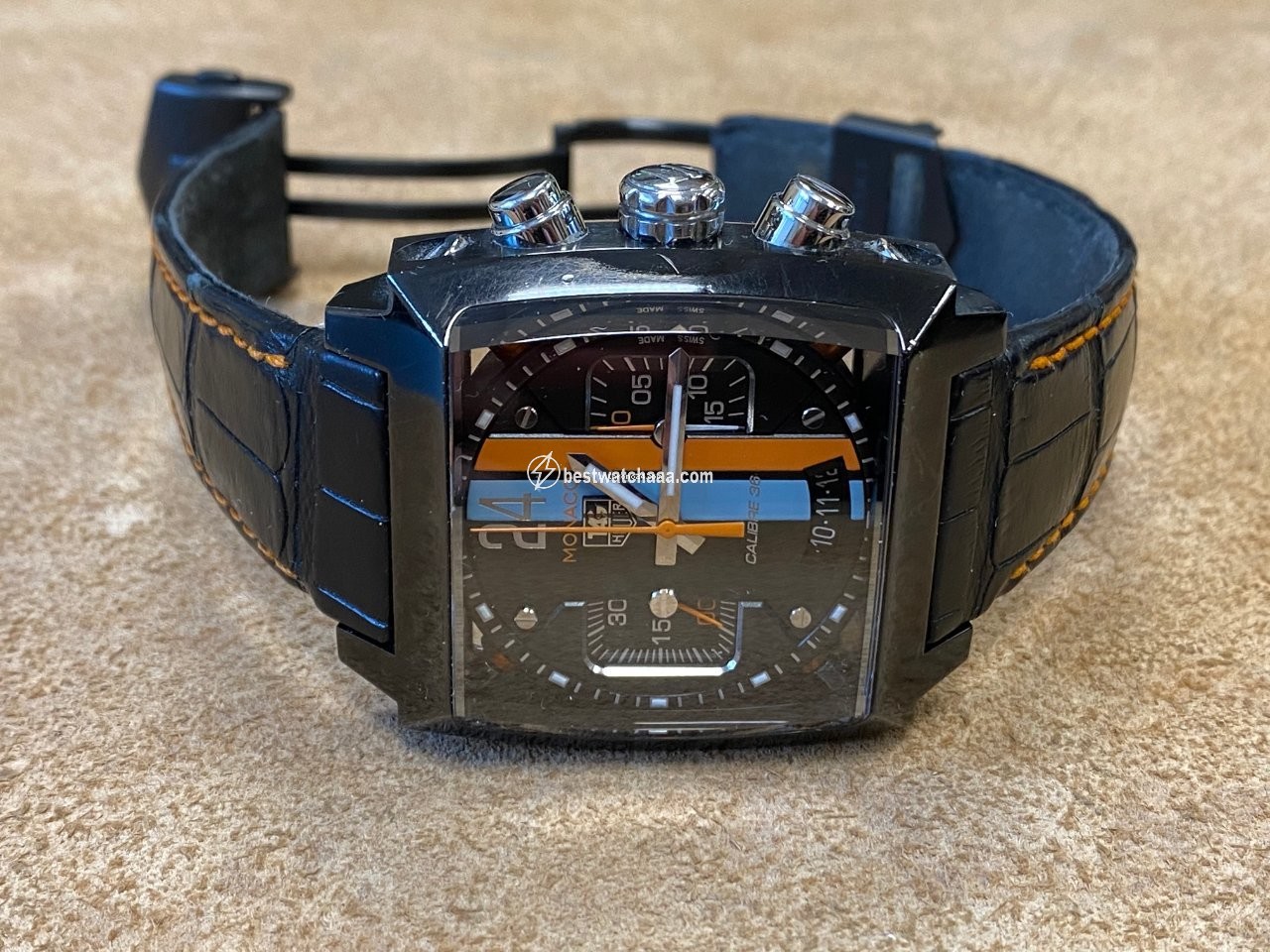IMG_9085 TAG Heuer Monaco Calibre 36 Mens watch Unisex Automatic Steel CAL5112 Replica 2
