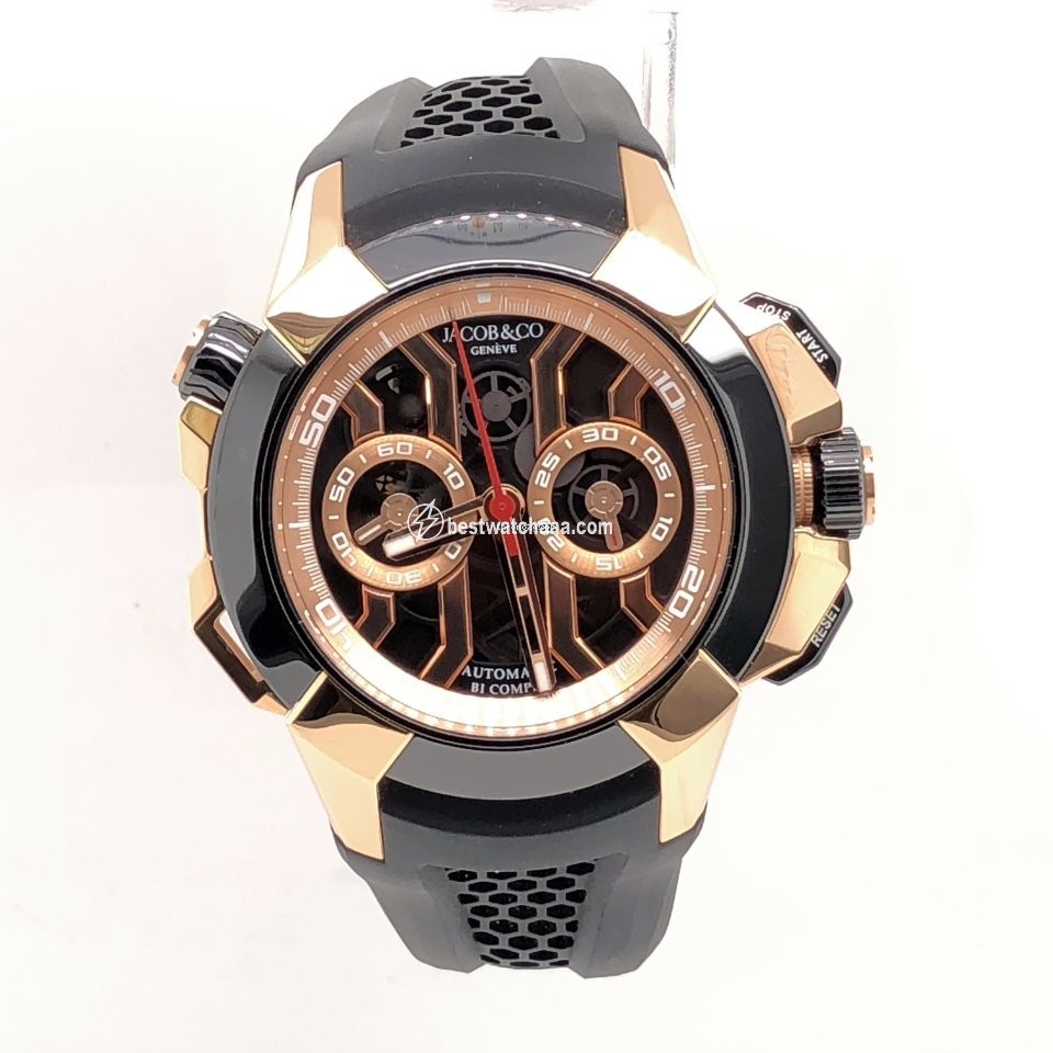 IMG_9085 Jacob & Co. Mens watch Unisex Automatic Rose gold EC311.42.PD.BN.A Replica 2