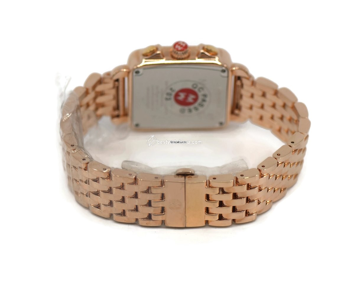 IMG_9085 Michele Deco Womens watch Quartz Gold Steel MW06P01B4962 Replica 2