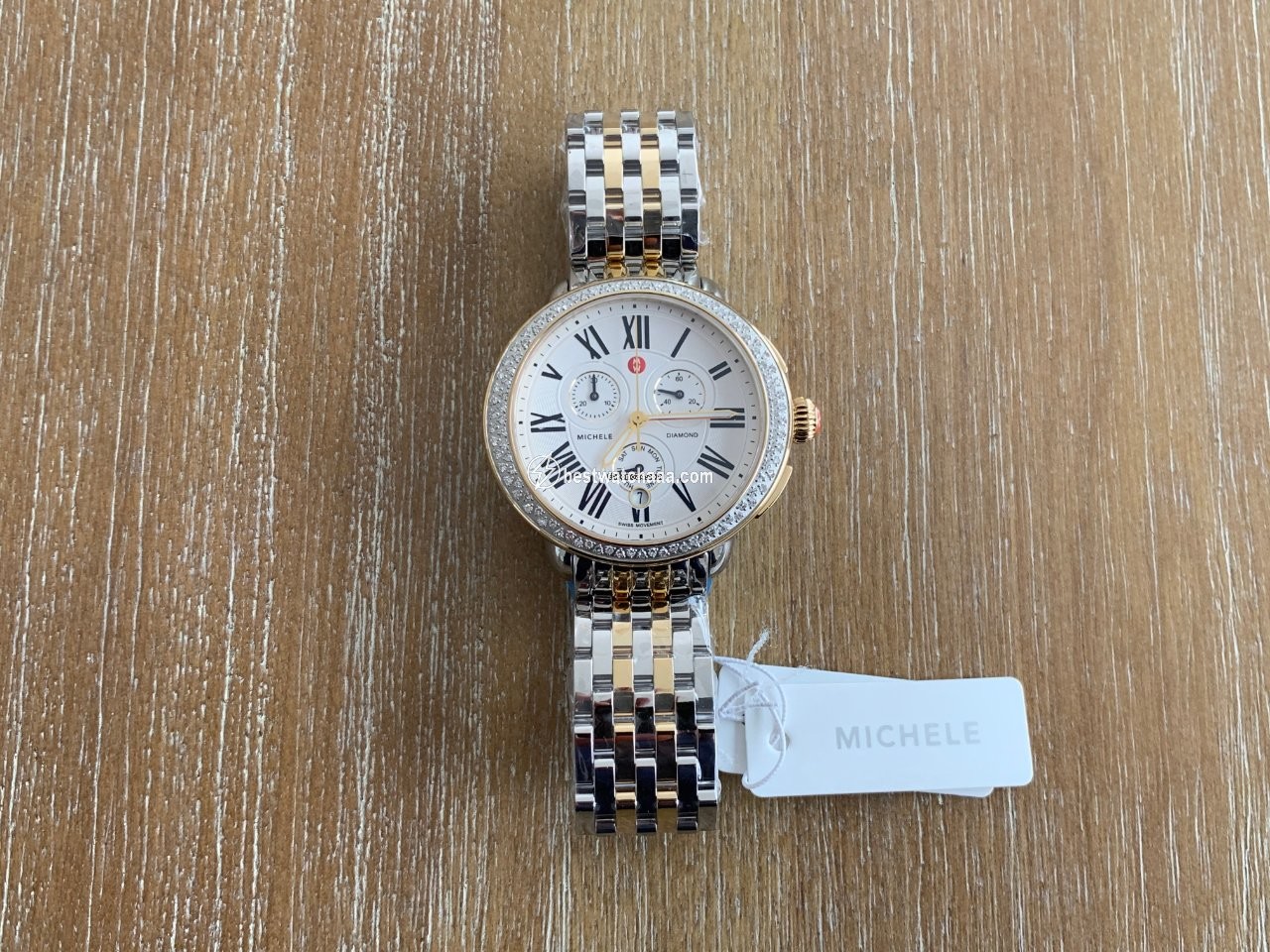 IMG_9085 Michele Serein Womens watch Quartz Steel Michele Serein Two-tone MWW21A000008 Replica 2