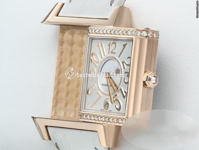 IMG_9085 Jaeger-LeCoultre Reverso Squadra Mens watch Unisex Manual winding Rose gold 235.2.76 Replica 2